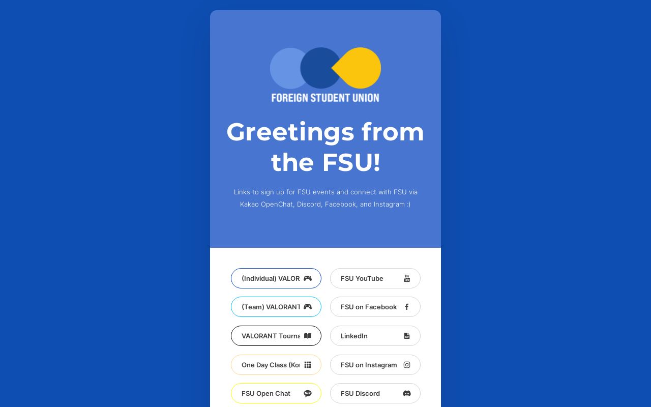 Yonsei FSU Links yonsei-fsu-links